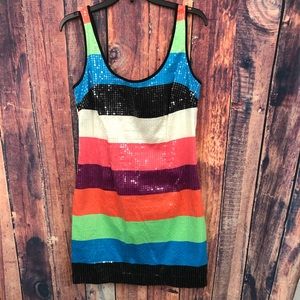 LILLY PULITZER STRIPED SEQUIN DRESS 8